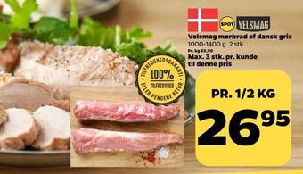 Netto Velsmag mørbrad af dansk gris tilbud