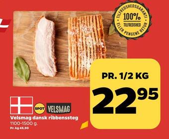 Netto Velsmag dansk ribbenssteg tilbud