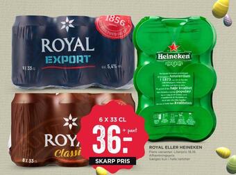 MENY Royal eller heineken tilbud