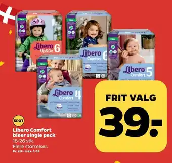 Netto Libero comfort bleer single pack tilbud