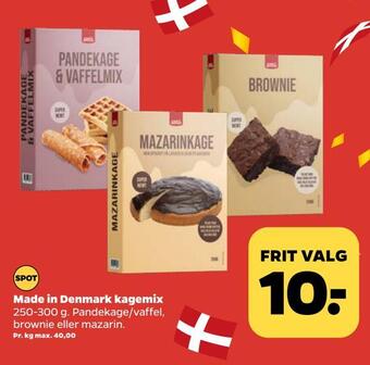 Netto Made in denmark kagemix tilbud