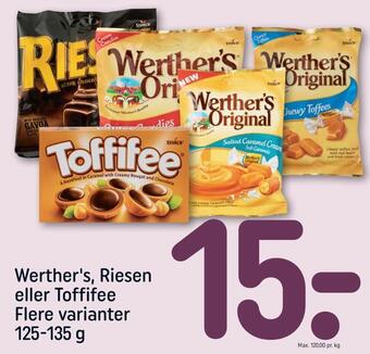 Werther's, riesen eller toffifee