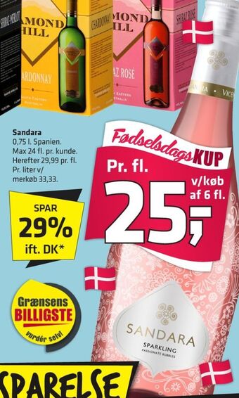 Fleggaard Ukendt spansk mousserende vin tilbud