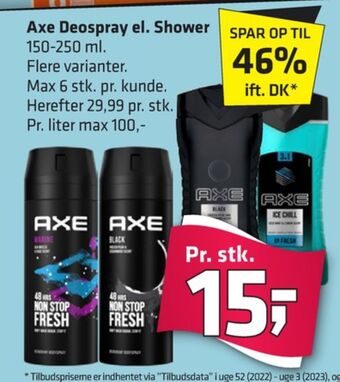 Fleggaard Axe deospray tilbud