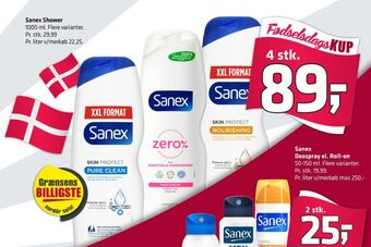 Fleggaard Sanex bodyshampoo tilbud