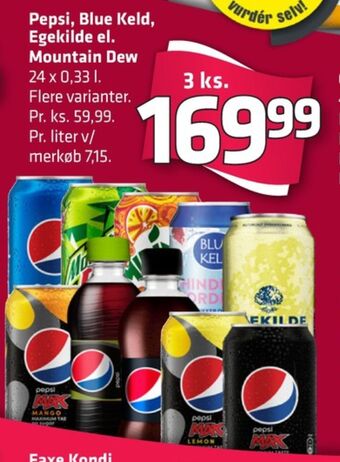 Fleggaard Pepsi max cola tilbud