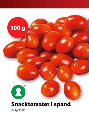 Snacktomater i Spand