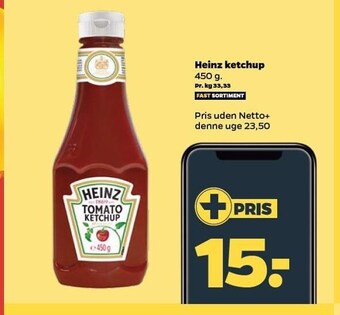 Netto Heinz ketchup tilbud