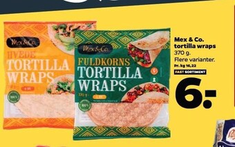 Netto Mex & co. tortilla wraps tilbud