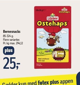 Føtex Børnesnacks tilbud