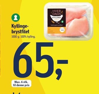 Føtex Kyllingebrystfilet tilbud