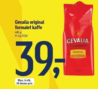 Føtex Gevalia original formalet kaffe tilbud