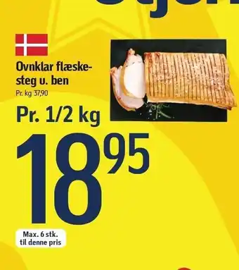 Føtex Ovnklar flæskesteg u. ben tilbud