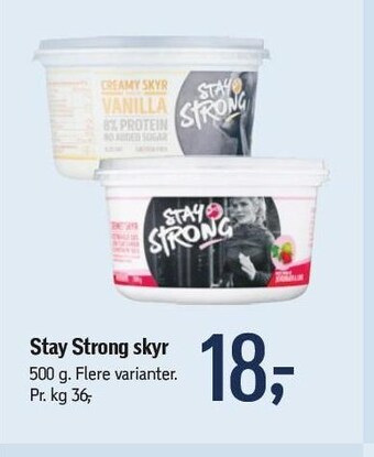 Føtex Stay strong skyr tilbud