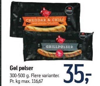 Føtex Gøl pølser tilbud