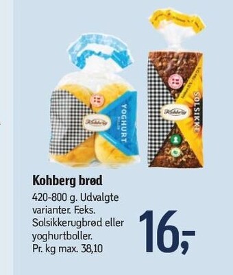 Føtex Kohberg brød tilbud