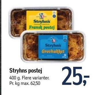 Føtex Stryhns postej tilbud