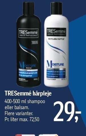 Føtex Tresemmé hårpleje tilbud