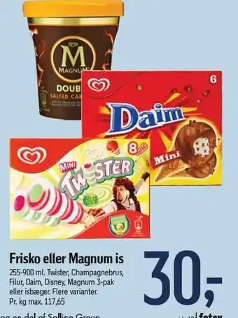 Føtex Frisko el. magnum is tilbud