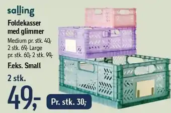 Føtex Foldekasser med glivver tilbud