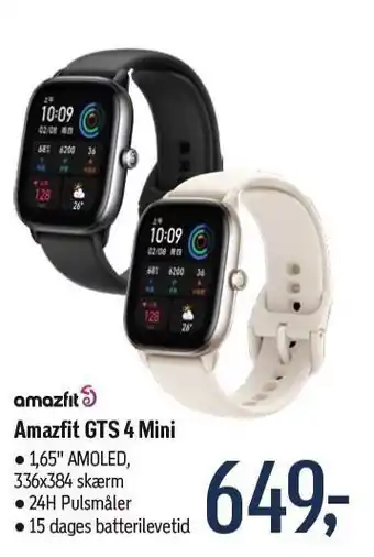 Føtex Amazfit gts 4 mini tilbud