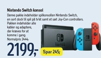 Nintendo switch konsol