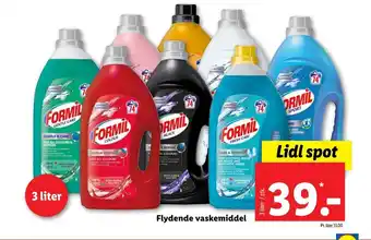 Lidl Formil Flydende Vaskemiddel tilbud