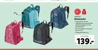 Lidl Topmove Skoletaske tilbud