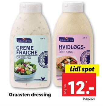 Lidl Graasten Dressing tilbud