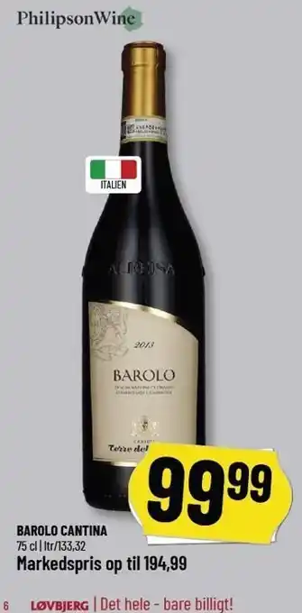Barolo cantina