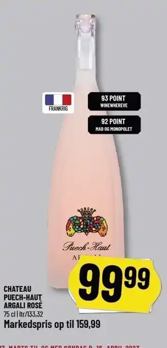 Løvbjerg Chateau puech-haut argali rosé tilbud