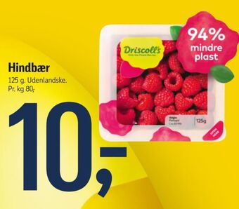 Føtex Driscolls hindbær tilbud
