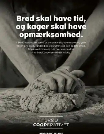 Brødcooperativet annonce
