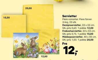 Ukendt servietter