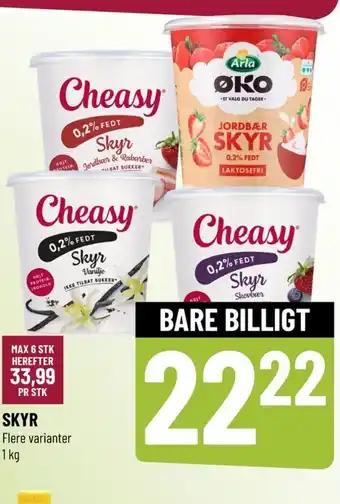 Løvbjerg Cheasy skyr vanilje tilbud