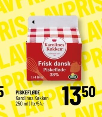 Løvbjerg Karolines piskefløde 38% tilbud