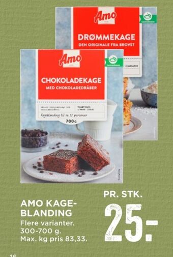 Amo chokoladekageblanding
