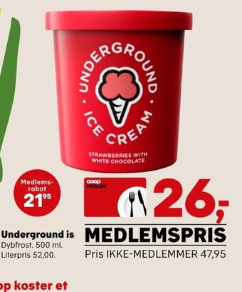 SuperBrugsen Underground is tilbud