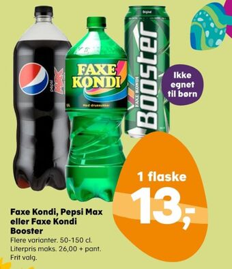 SuperBrugsen Faxe kondi sportssodavand tilbud