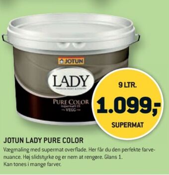 XL-BYG Lady maling tilbud
