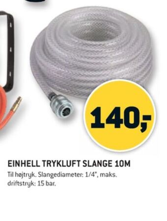 XL-BYG Einhell trykluftslange tilbud