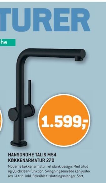 Hansgrohe køkkenarmatur
