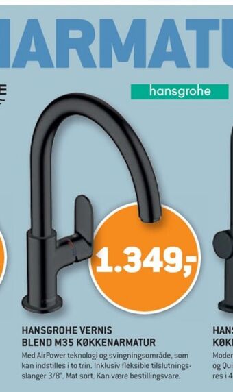 Hansgrohe køkkenarmatur