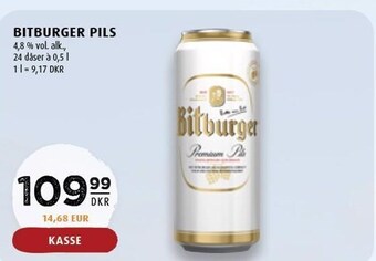 Scandinavian Park Bitburger pils tilbud