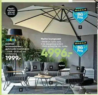 Bilka Malta loungesæt tilbud