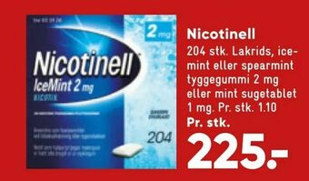 Bilka Nicotinell tilbud