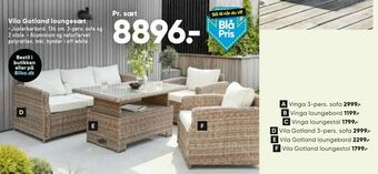 Bilka Vila Gotland loungesæt tilbud