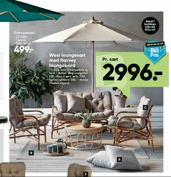 Bilka Caen parasol tilbud