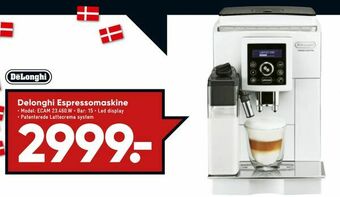 Bilka Delonghi Espressomaskine tilbud
