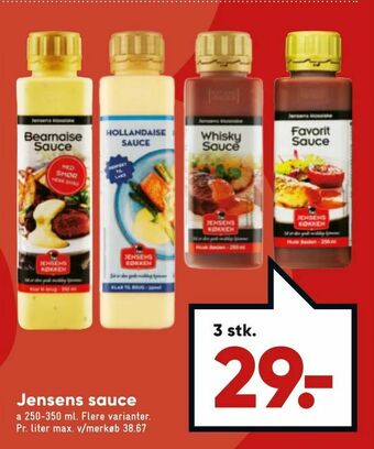 Bilka Jensens sauce tilbud